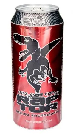 RAPTOR  LATA (473ML) PACK / 24 UNID