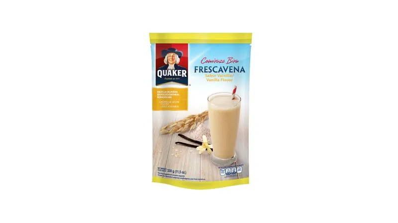 AVENA QUAQUER MOLIDA VAINILLA  330G FARDO/ 24 UNID_X000D_