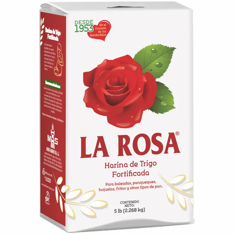 HARINA LA ROSA 5LB FARDO/10 UNID