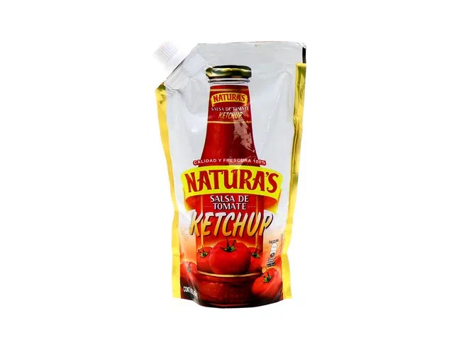 KETCHUP NATURAS BOLSA 385G CAJA/ 24 UNID