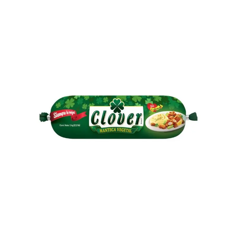 MANTECA CLOVER 1 LIBRA CAJA / 50 UNID