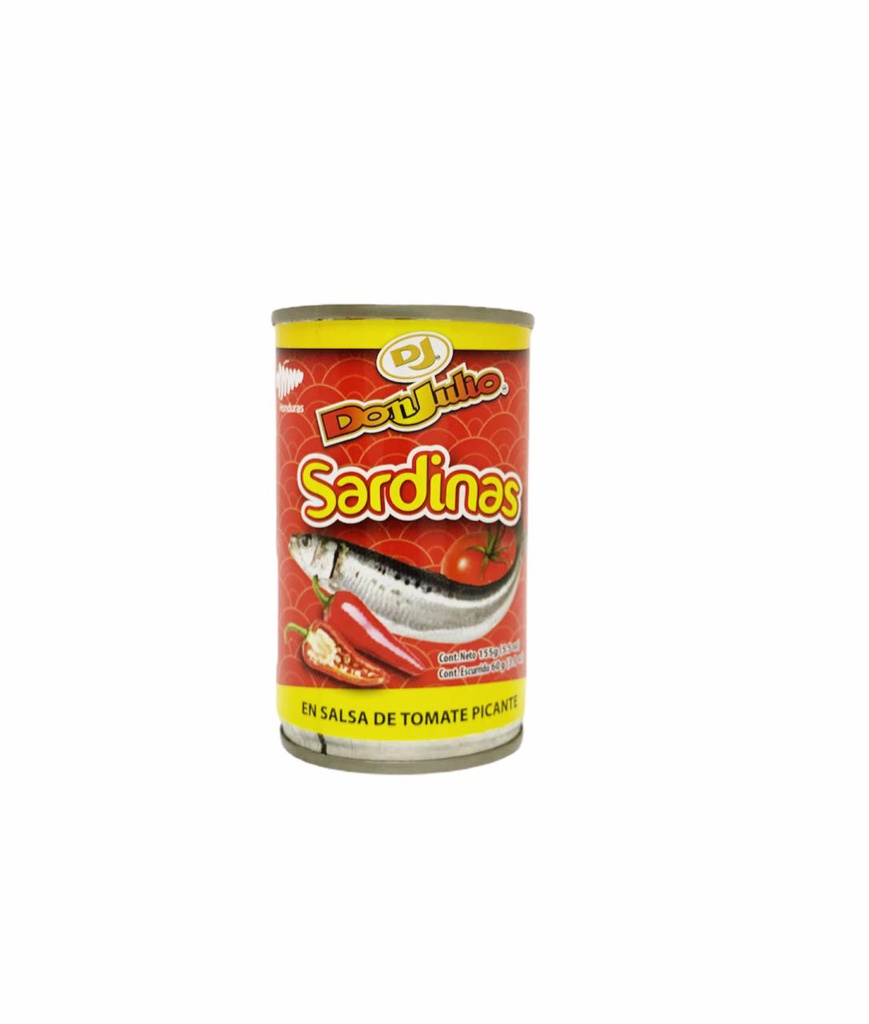 SARDINA DON JULIO 155G CAJA/ 50 UNID