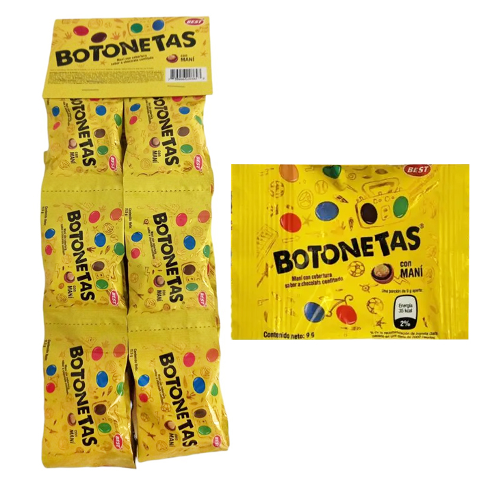 BOTONETA MANI (AMARILLA)BEST 13G RISTRA / 40 UNID_X000D_