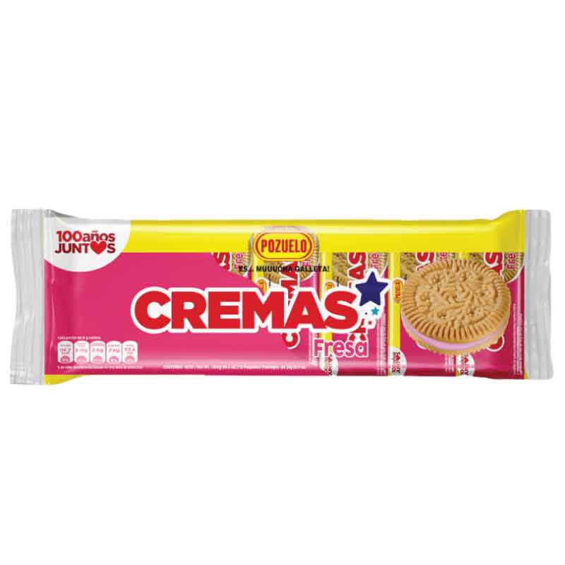 CREMA POZUELO FRESA CAJA / 24 UNID