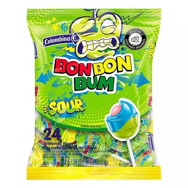 BON BON BUM SOUR  13G CAJA / 15 UNID