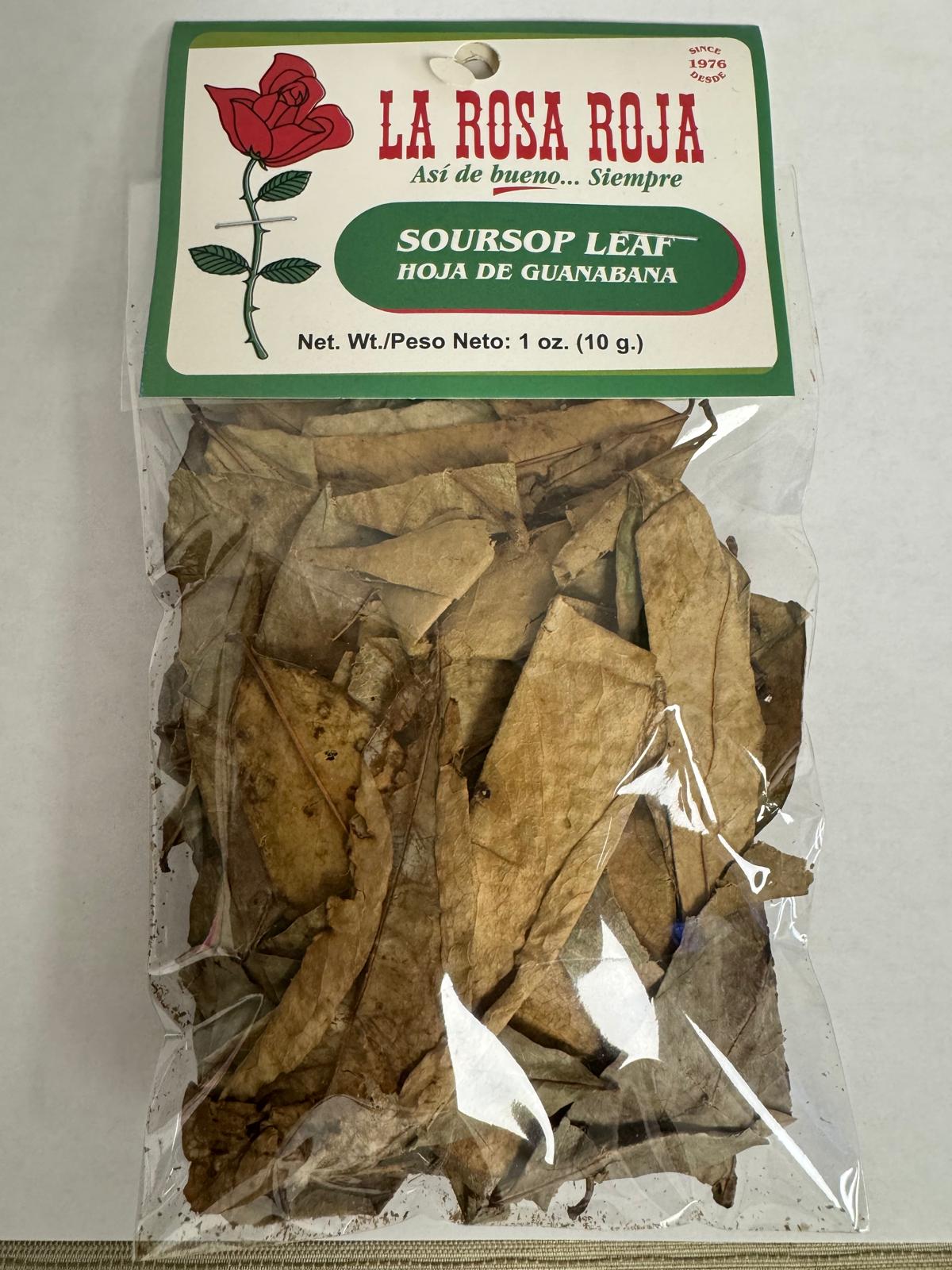 HOJA DE GUANABANA 1 OZ PACK / 6 UNID